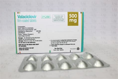 Valacyclovir Tablets 500mg Suppliers in India & Manufacturer