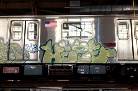 Veteran graffiti artist busted while tagging subway cars