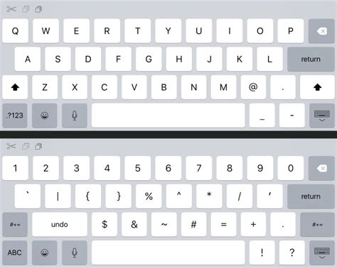 iOS 9 iPad keyboard adds keys & symbols at bigger screen resolutions, seemingly ready for iPad ...