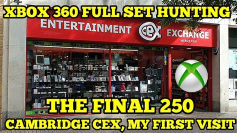 First ever visit to Cambridge CEX! The final 200! Xbox 360 full set video game hunting! - YouTube