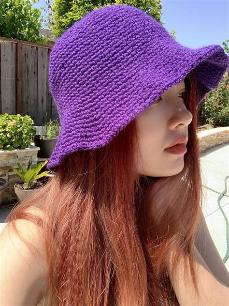 Excited to share this item from my #etsy shop: Bucket Hats Women Crochet Japanese Style Double ...