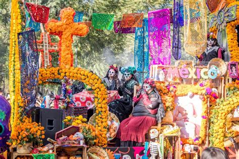 Day of the Dead Dia De Los Muertos Parade in Mexico City - Mexico ...