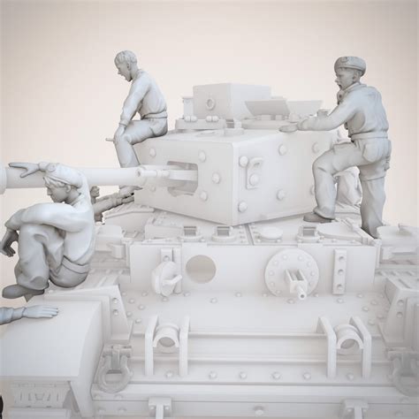 1/72 English Tank Crew 01 WWII - Etsy