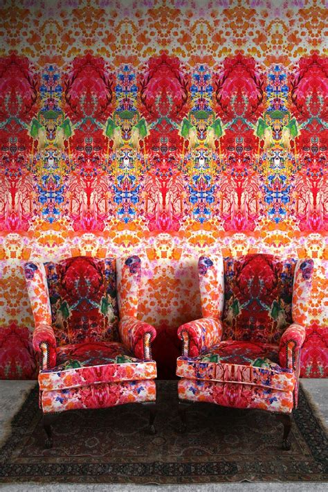 Omni Splatt - Timourous Beastie. Love this wallpaper Fabric Wallpaper, Wall Wallpaper, Interior ...