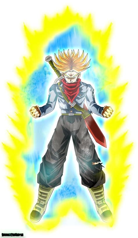 Super Saiyan Rage Trunks (Aura) by BrusselTheSaiyan.deviantart.com on @DeviantArt | Dragon ball ...