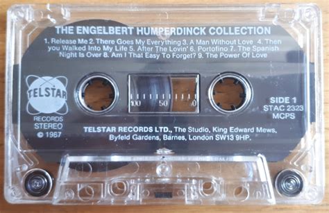 Engelbert Humperdinck – The Engelbert Humperdinck Collection (1987, Clear Cassette, Cassette ...