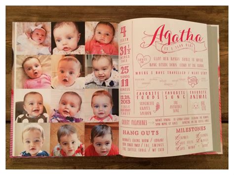 Agatha's First Year Baby Book | Brooklyn Limestone