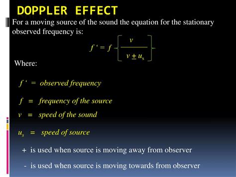 Doppler effect formula - pikolposters