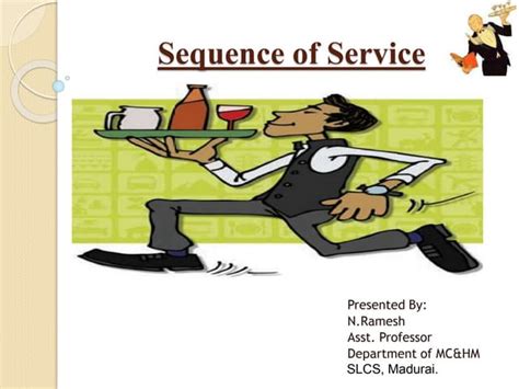 sequence of service in Restaurant | PPT