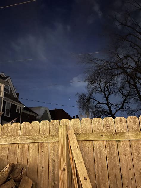 Jupiter and Venus. Western Sky. Taken from Bronzeville, near east side ...