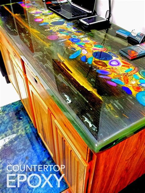 Photos of beautiful, seamless Epoxy Countertops | Resin countertops, Epoxy countertop, Resin ...