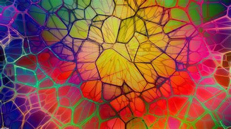 digital Art, Abstract, Colorful, CGI, Geometry, Lines, 3D, Circle Wallpapers HD / Desktop and ...