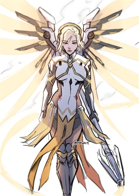 Overwatch 2 Mercy Fanart - img-jam