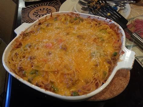 Oh So Cheesy Spaghetti Casserole - BigOven