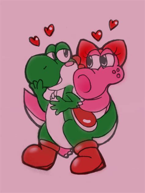 Yoshi & Birdo - Yoshi and Birdo Fan Art (33266080) - Fanpop