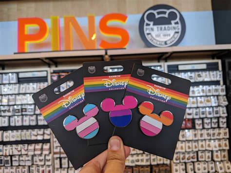 PHOTOS: Disney Rainbow Collection Pride Flag Pins Arrive at EPCOT : r/WDWNT