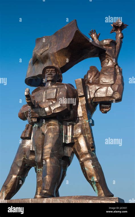 Vietnam, Dien Bien Phu. Victory Monument Stock Photo - Alamy