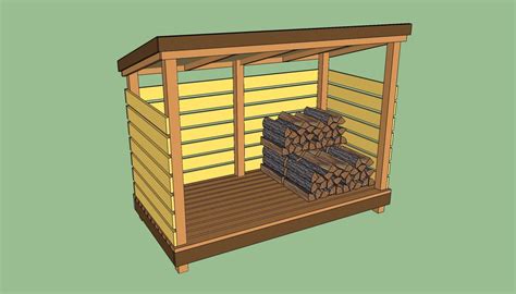 Firewood storage shed plans | HowToSpecialist - How to Build, Step by Step DIY Plans