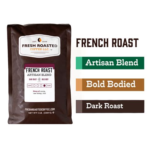 Fresh Roasted Coffee, French Roast Blend Coffee, Dark Roast, Whole Bean, 80 oz - Walmart.com