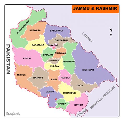 Jammu And Kashmir Map Free Download Pdf-2019 - Infoandopinion