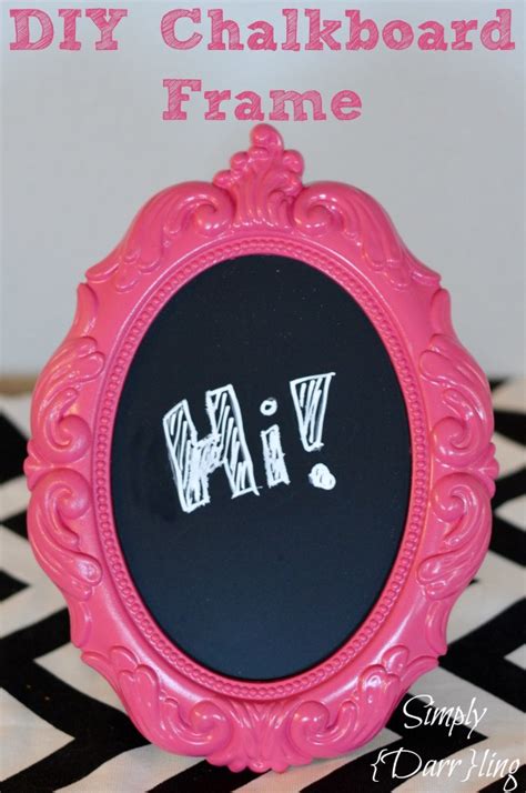 DIY Chalkboard Frame