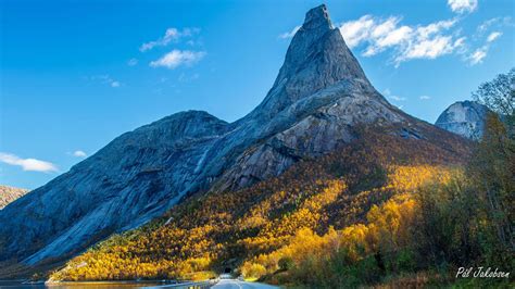 Stetind or Stetinden is a mountain in the municipality of Tysfjord in ...