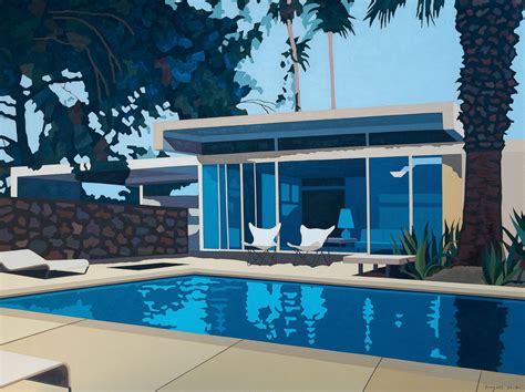 ANDY BURGESS ART - Paintings Googie Architecture, Mid Century Architecture, Architecture ...