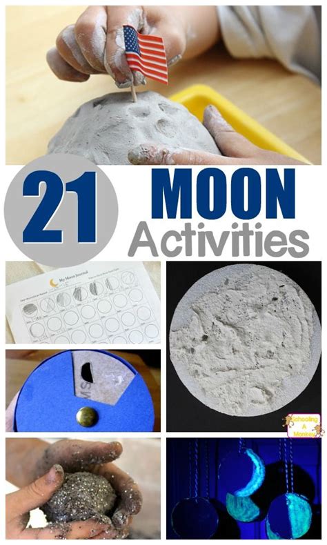 Moon unit study | Moon activities, Space activities for kids, Space activities