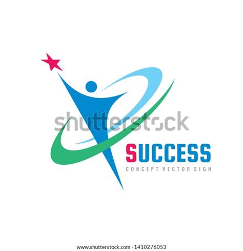 Success Vector Logo Design Development Creative Stock Vector (Royalty Free) 1410276053 ...