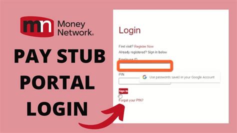 Money Network Pay Stub Portal Login | Sign In Pay Stub Portal with ...