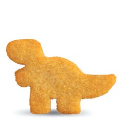 Gluten Free Dinosaur shaped Nuggets - Golden Platter