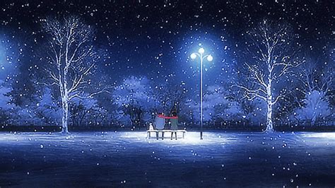 Anime Winter Gif Tap to see more beautiful animated gif as greeting cards messages for ...