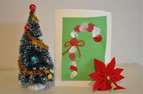 Homemade Christmas Card Ideas to do with Kids