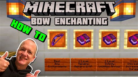 Minecraft BOW ENCHANTMENTS - Easy Minecraft Enchanting Guide - YouTube