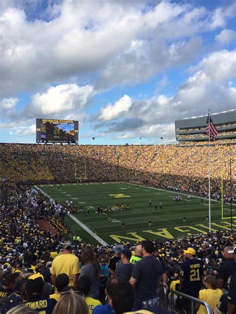 Michigan Stadium, home of Michigan Wolverines