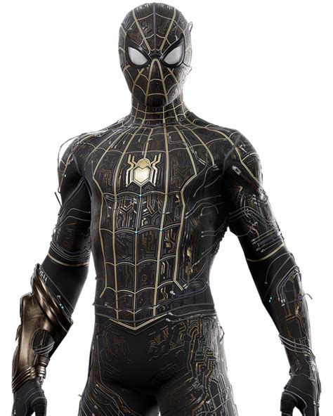 Black and Gold Suit | Marvel's Spider-Man Wiki | Fandom | Gold suit, Iron spider suit, Marvel ...