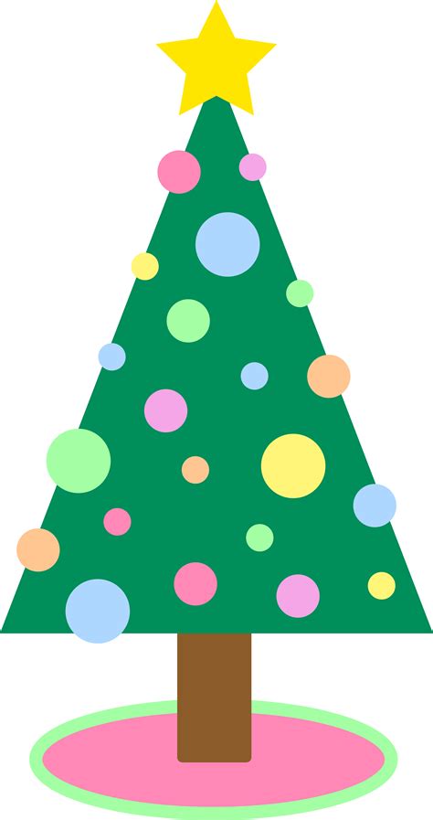 Modern Christmas Tree Clip Art - ClipArt Best
