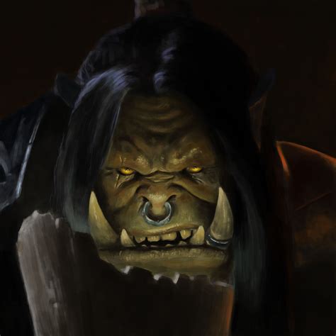 Grommash Hellscream Digital Painting on Behance