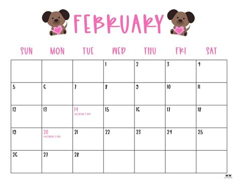 February 2023 Printable Calendar - Printable Template Calendar