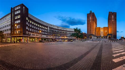 Oslo City Hall in the Evening, Norway - Anshar Photography