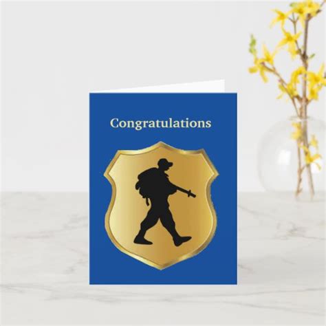 U.S. Border Patrol Academy Graduation Card | Zazzle