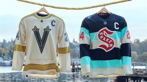 NHL, Adidas reveal outdoor Winter Classic jerseys for Kraken, Golden ...