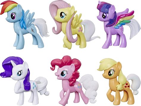 My Little Pony – Coffret de 6 figurines Poneys Arc-en-ciel surprise - 7,5 cm: Amazon.fr: Jeux et ...