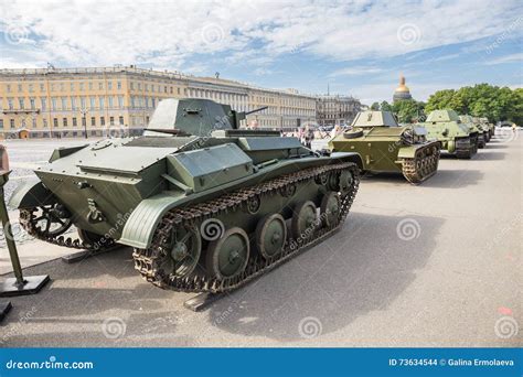 Soviet Tanks - Exhibits Military Equipment Editorial Image ...