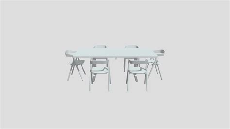 Table Set - Download Free 3D model by PeterDFluit [95d6b77] - Sketchfab