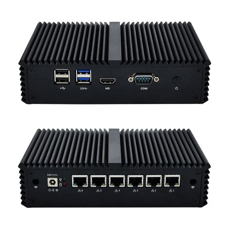 QOTOM i5 i7 7th Kaby Lake Fanless Mini PC with Core i5-7200U i7-7500U 6 ...