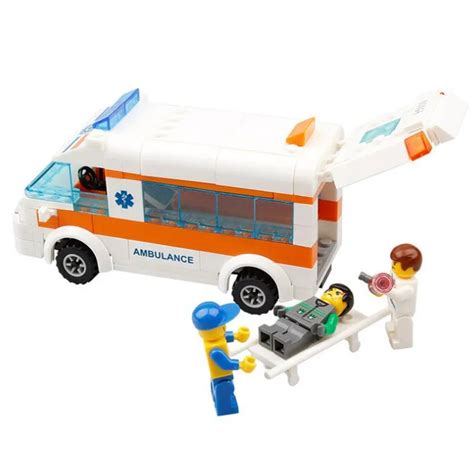 KAZI 85010 199pcs Ambulance Enlighten Blocks DIY Educational Toys For Kids Rescue Team ...