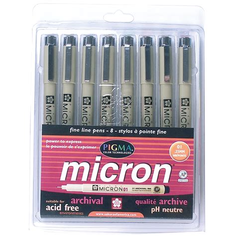 Sakura Pigma Micron Pen Set, 8 Colors - Walmart.com