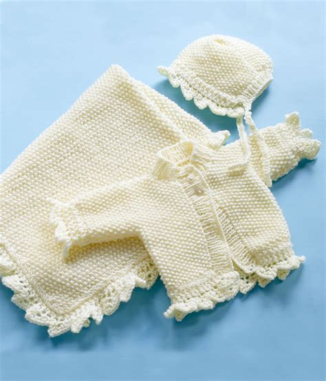 Knitting Patterns For Baby Layette Sets - Mike Natur