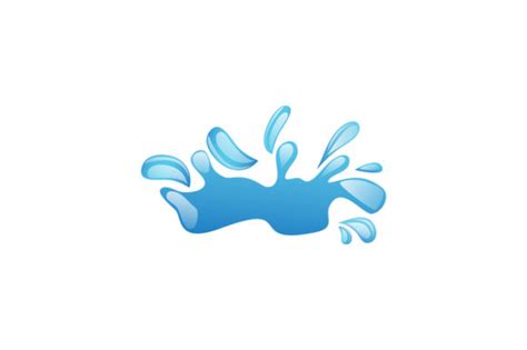 Water Splash Logo Graphic by Friendesigns · Creative Fabrica